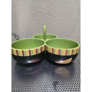 Crate & Barrel Pimenta Caliente Serving Dip Bowls Vintage